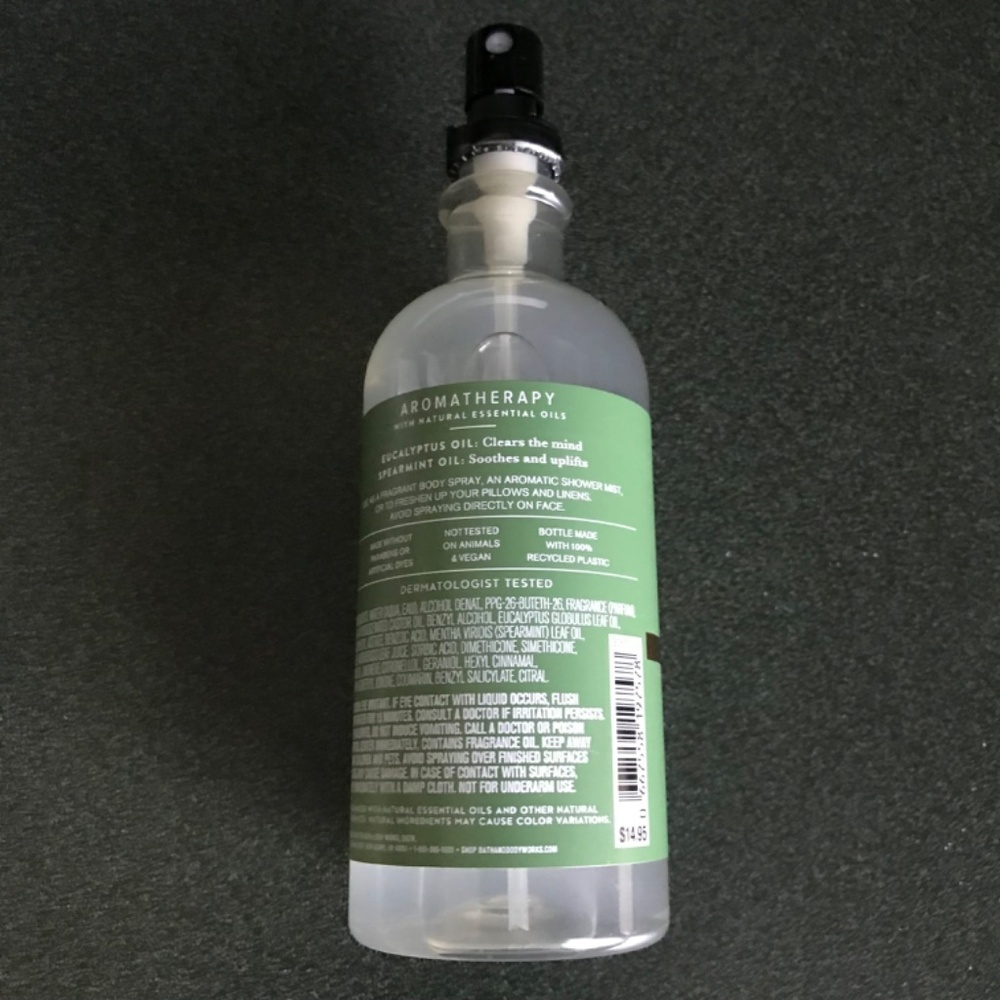 Bath & Body Works Aromatherapy Natural Essential Oils Eucalyptus + Spearmint - Picture 5 of 16